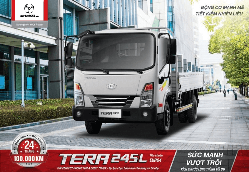 một số modle ,model xe tải teraco như TERA 240S & TERA 240L, TERA245L