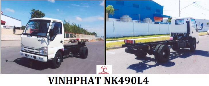 Thông số kỹ thuật xe tải Vĩnh Phát VM Motor – NK490L