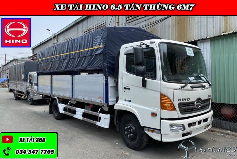 Xe tải thùng bạt Hino Fc 6T4 thùng dài - Hỗ trợ vay cao