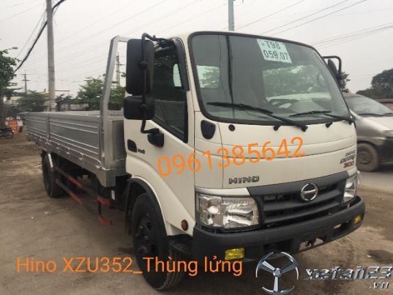 Gía xe tải Hino XZU352L 3,5 tấn thùng lửng nhập khẩu nguyên chiếc từ Indonesia