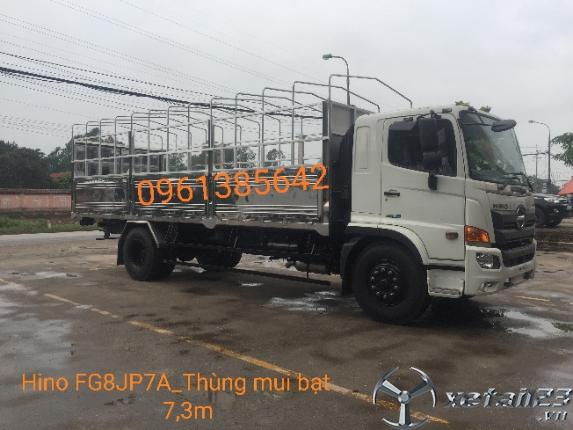 Xe tải Hino FG8JP7A 8,5 tấn thùng mui bạt. Hỗ trợ vay vốn ngân hàng lên đến 85%
