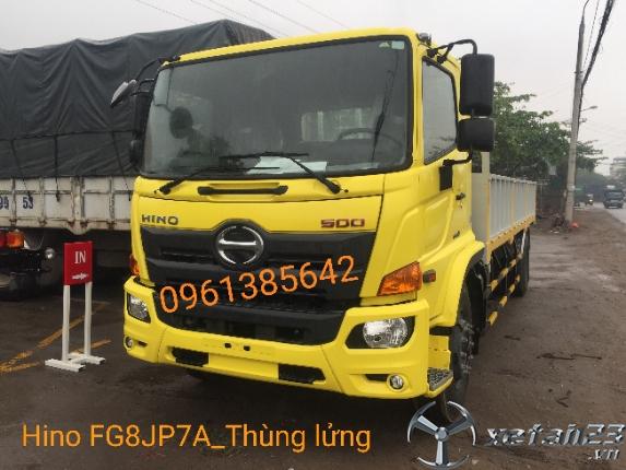Xe tải Hino FG8JP7A 9 tấn thùng lửng 7,3m. Giao xe ngay tại nhà