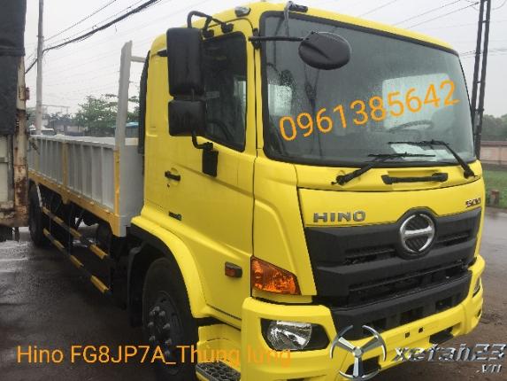 Xe tải Hino FG8JP7A 9 tấn thùng lửng 7,3m. Giao xe ngay tại nhà