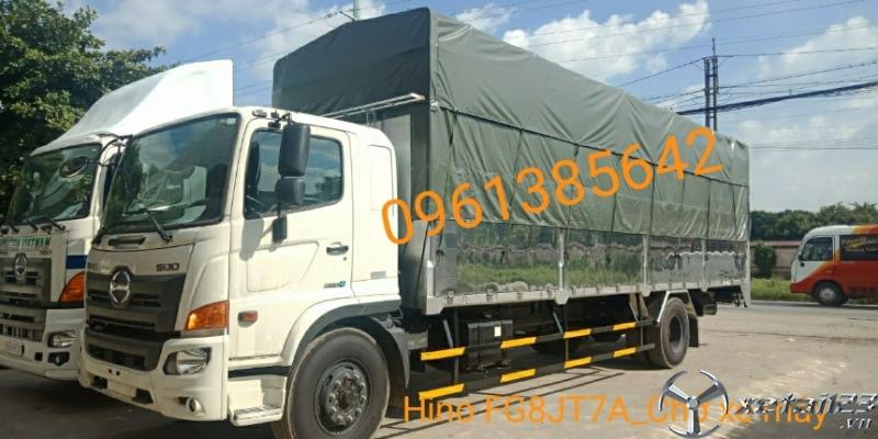 Xe tải Hino FG8JT7A 8 tấn thùng chở xe máy