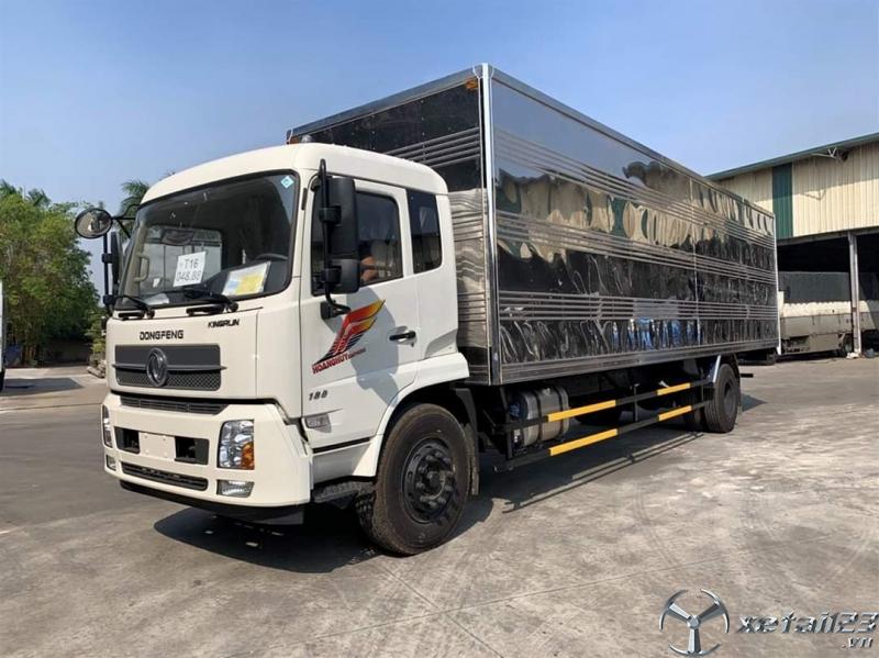 Xe tải dongfeng 9 tấn thùng bạt động cơ cummin nhập khẩu