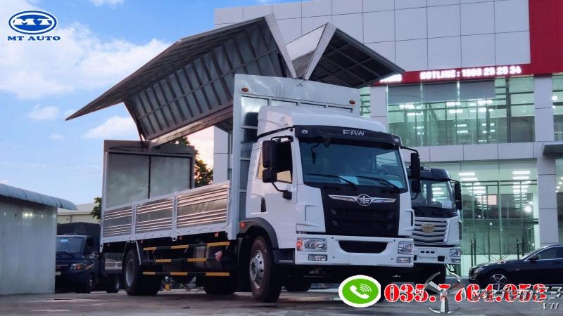 xe tải 8 tấn thùng 9m7 nhập khẩu chở pallet , linh kiện điện tử , mốp xốp