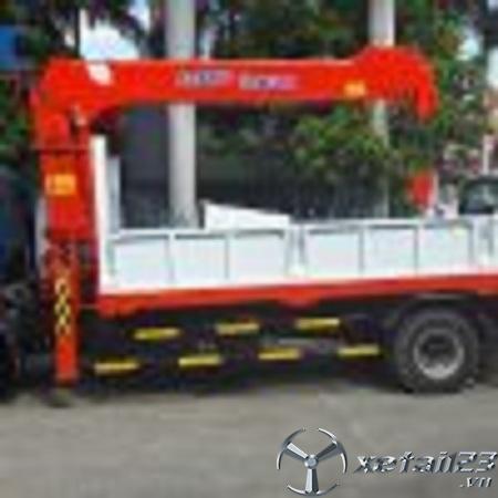 Xe cẩu tự hành  Kanglim 5 tấn  gắn trên Thaco ollin 700B chất lượng đỉnh cao , giá tốt nhất