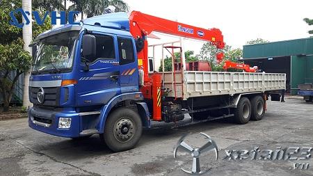 Xe Thaco Auman C240C gắn cẩu tự hành Kanglim 8 tấn mới 100% , hỗ trợ cho vay trả góp lên tới 75%