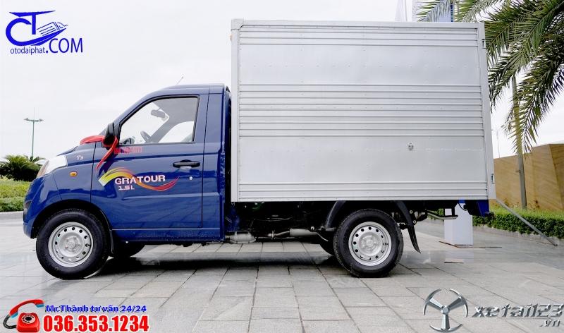 Xe tải Foton 820 Kg thùng Kín, Chỉ cần trả trước 60-90tr nhận xe ngay