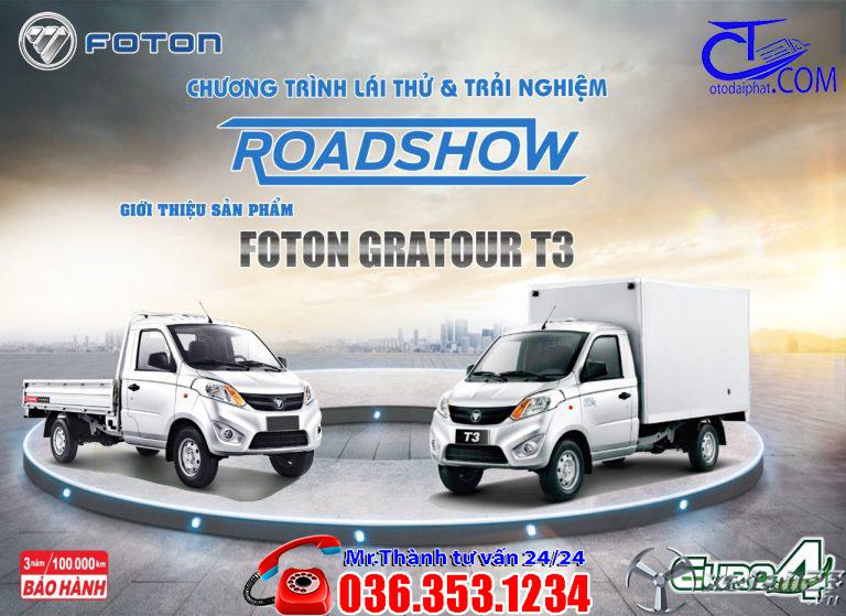 Xe tải Foton 990 Kg thùng lửng, Nhỏ gọn tiện nghi di chuyển đi trong Thành Phố