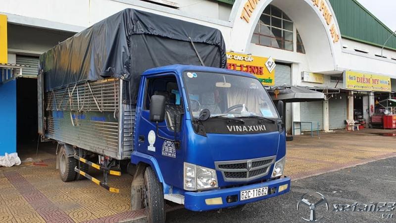 Xe Vinaxuki 3,1 tấn đời 2007 thùng mui bạt cần bán giá 85 triệu