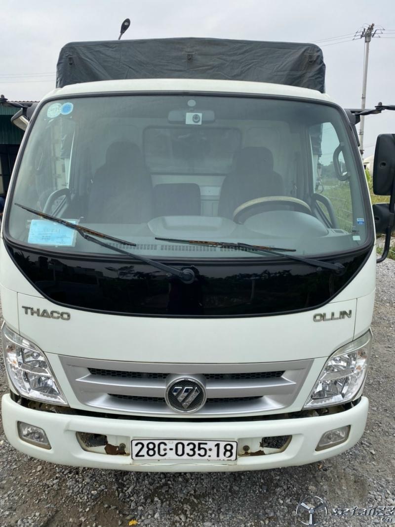 Rao bán xe Thaco Ollin 2,4 tấn sản xuất 2016 thùng mui bạt