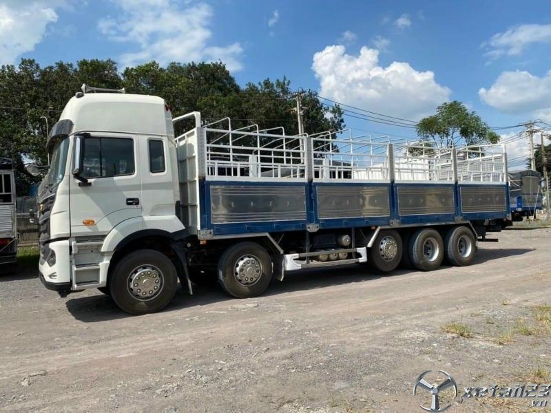 xe tải chenglong 5 chân thùng dài 9m7 máy yuchai 350hp