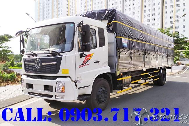 Bán xe tải DongFeng Hoàng Huy B180 thùng 9m5 tải cao 8T15 nhập khẩu