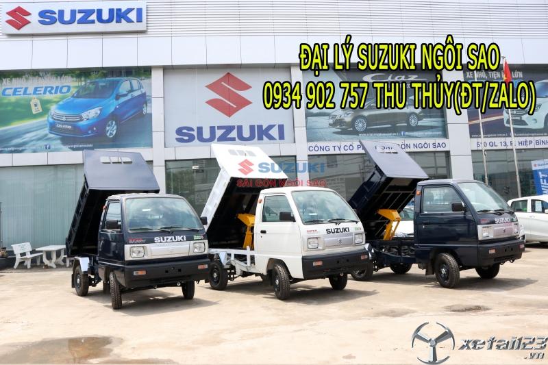 Xe tải ben suzuki 500kg giá rẻ tại tphcm bán trả góp
