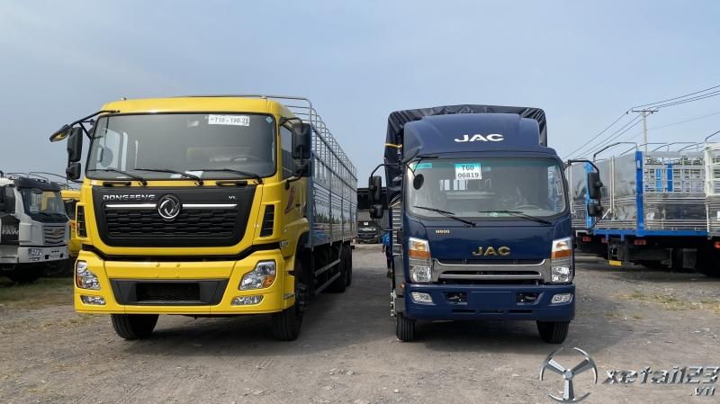 Xe tải Dongfeng 3 chân 13 tấn thùng dài 9m4 nhập khẩu nguyên chiếc sẵn xe Đồng Nai giá tốt