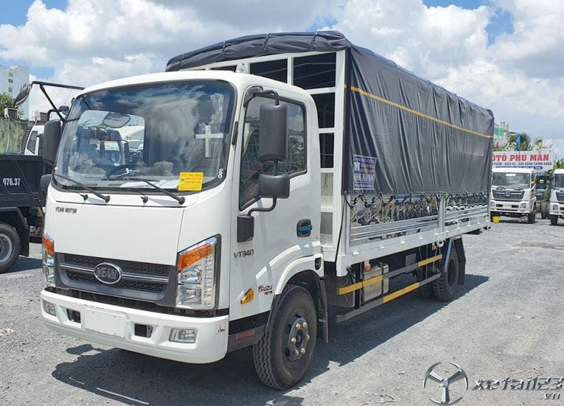 Xe tải VEAM VT340 3.5 tấn thùng dài 6m máy ISUZU sẵn Đồng Nai giao toàn quốc