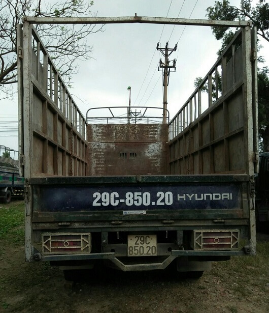 Xe tải hyundai 2,5 tấn, thùng chắc chắn,máy móc nguyên bản