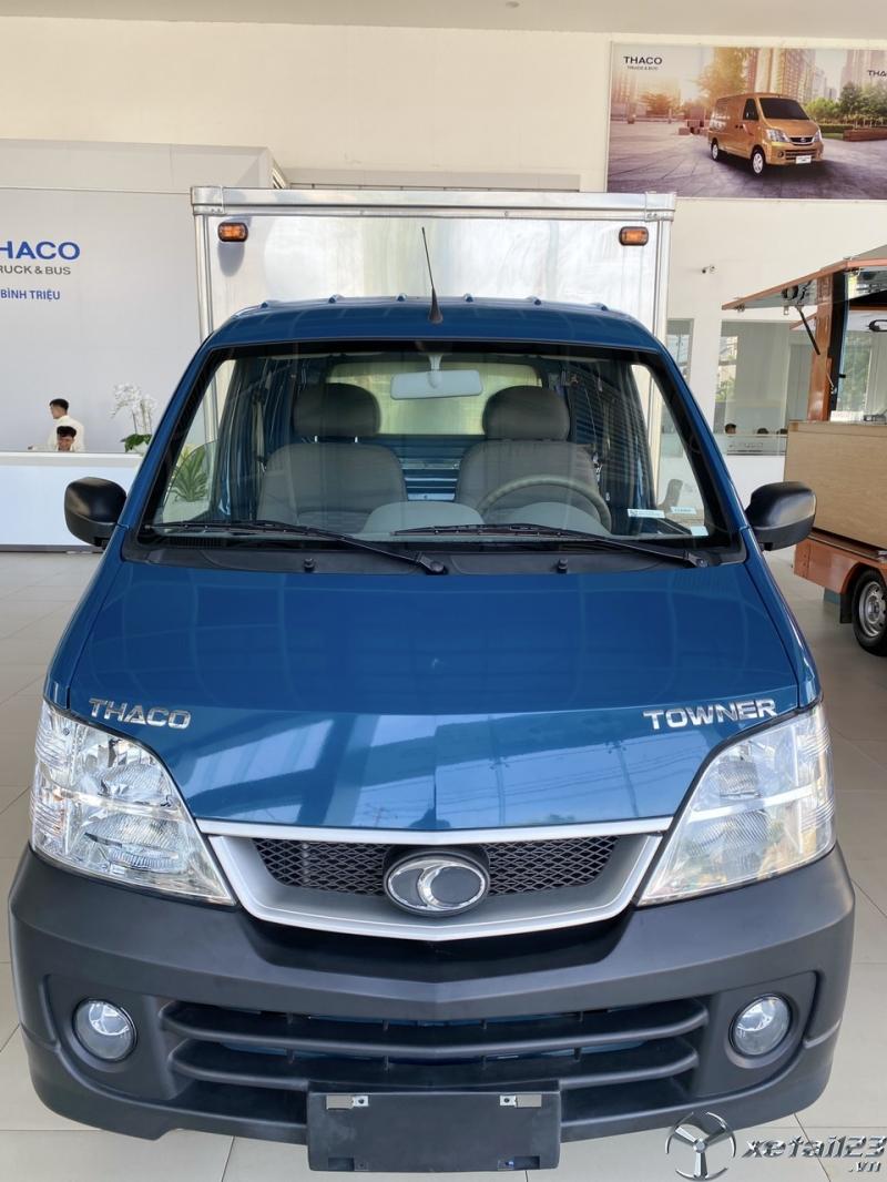 Thaco Towner 990 Thùng Kín - hỗ trợ góp 70% giá trị xe - chương trình tặng phiếu nhiên liệu trị giá 