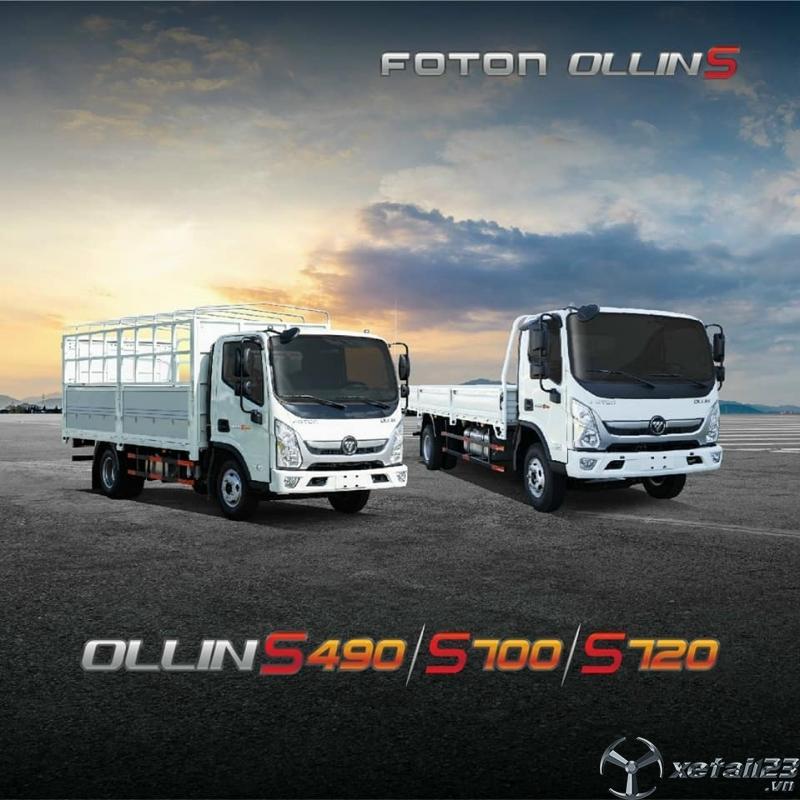 Xe tải trung Foton OLLIN S490/S700/S720 trọng tải từ 2 tấn đến 7 tấn
