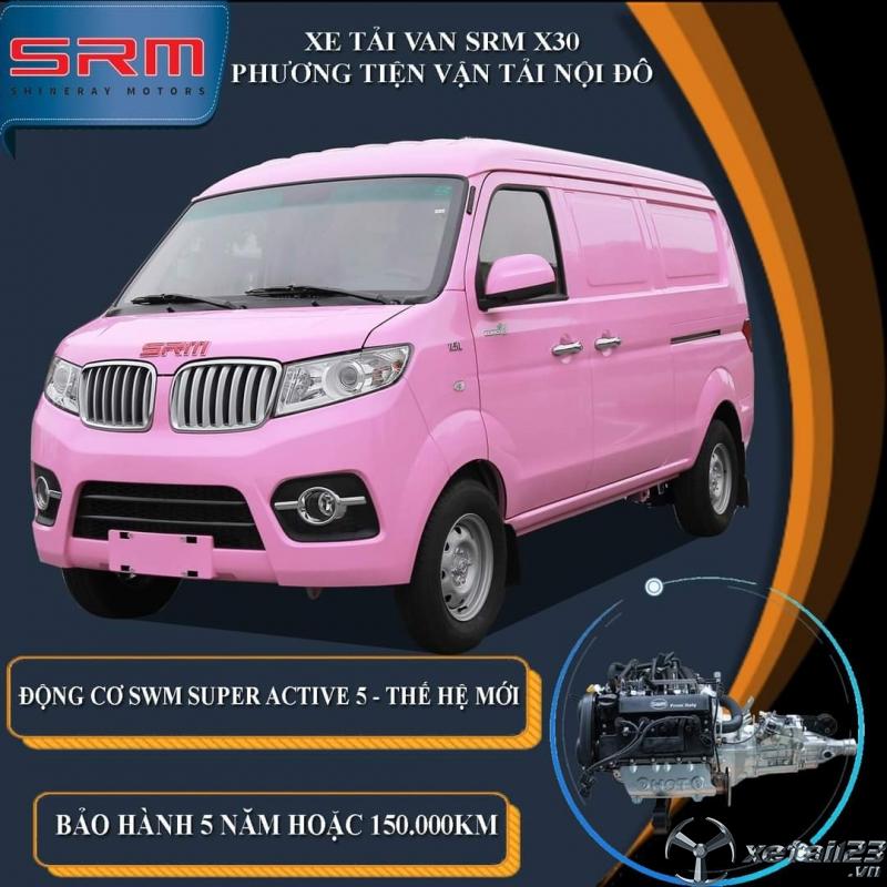 Cần bán xe tải van SRM X30 2 chỗ và 5 chỗ đời 2022