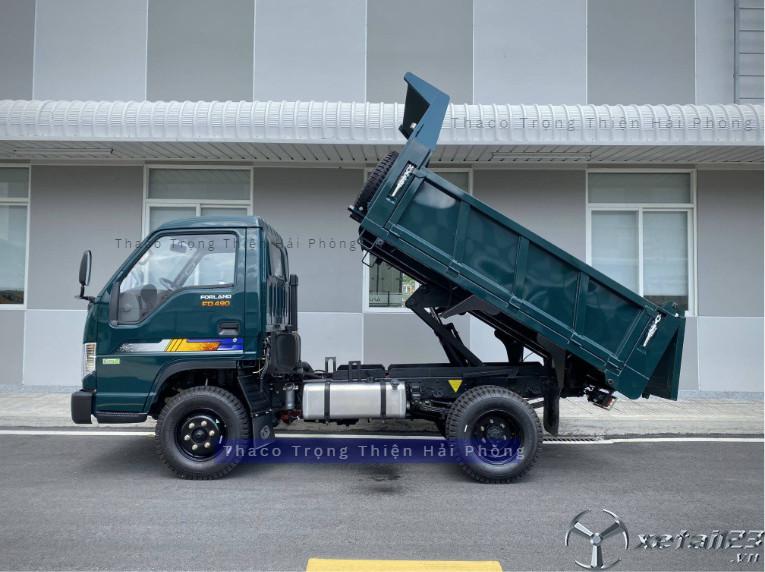 Giá bán xe ben Thaco FD490 tải 2,5 tấn tại Hải Phòng