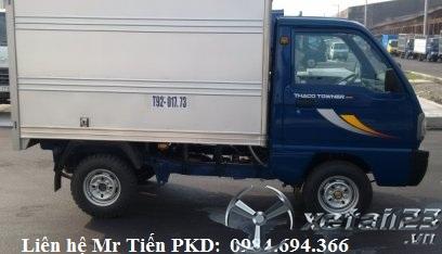 Xe tải Thaco 5 tạ, thùng bạt, thùng kín, trả góp từ 70tr, giá tốt, lãi suất thấp