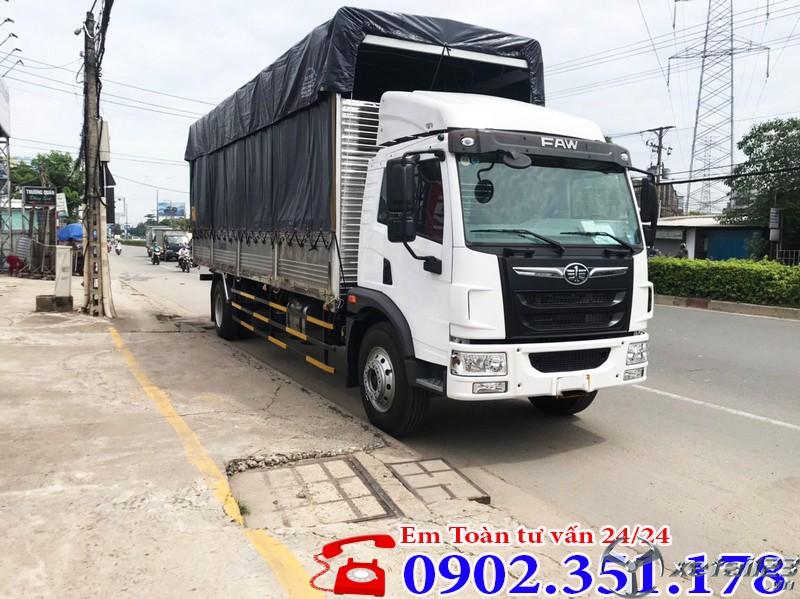 Xe tải Faw 8.7 tấn thùng dài 8.3 mét full inox giá rẻ