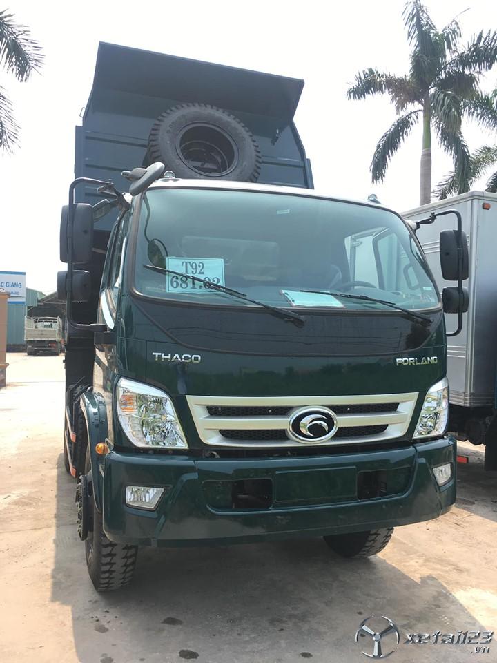 Bán xe ben  Trường Hải Thaco Forland FD120A tải trọng 6,5 tấn máy điện