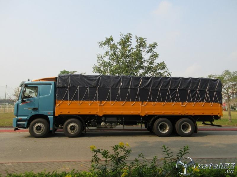 Bán xe tải 4 chân Trường Hải Thaco Auman C300 thùng mui bạt ca bin thế hệ mới