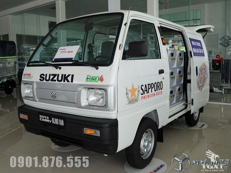 Suzuki Blind Van 500kg siêu khuyến mãi trả trước 20% nhận xe ngay