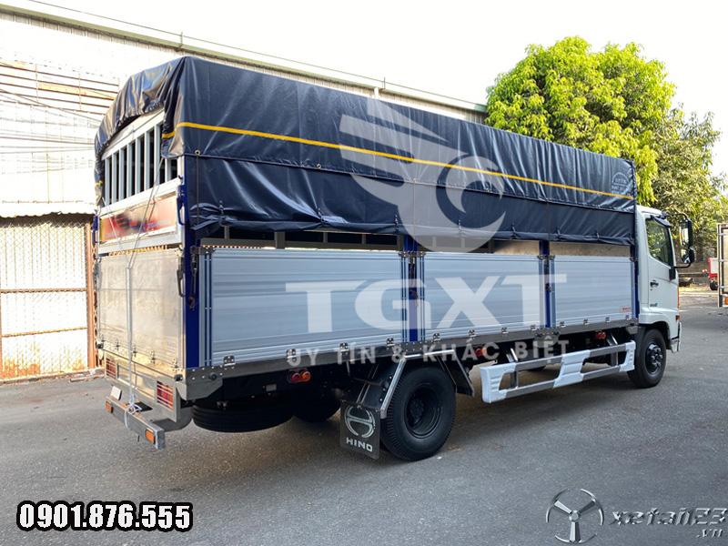 Xe tải Hino FC 6T5 / xe thùng bạt dài 5m6 giá ưu đãi hỗ trợ vay cao