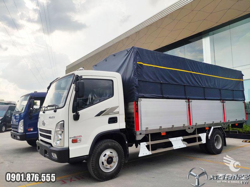 Xe tải Hyundai EX8 GTL thùng dài 5m8 giá siêu tốt hỗ trợ vay cao