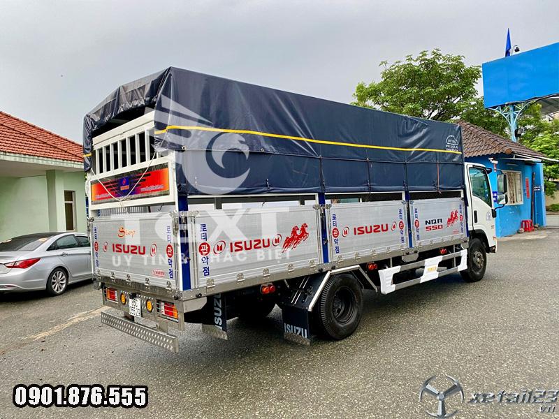 Xe tải Isuzu NQR550 5 tấn/ xe tải thùng dài 5m7/ xe có sẵn giao nhanh
