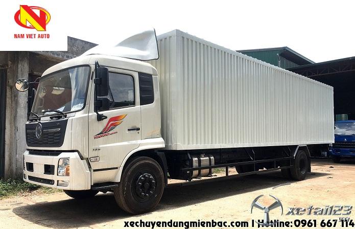 Bán xe tải 7,5 tấn thùng kín container Dongfeng B180 mở một cửa sườn bên phụ giá tốt nhất