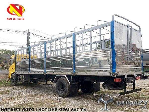 Xe tải Dongfeng Hoàng Huy B180 tải trọng 8 tấn thùng mui bạt dài 9,5m mới 100 % cần bán