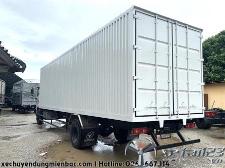 Xe tải thùng kín Container 7.2 tấn DONGFENG B180 dài 9.7M