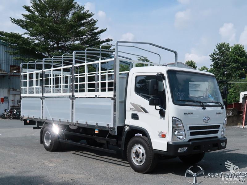 Giá xe tải Hyundai Ex8 GTL thùng bạt/ Xe tải hyundai 7 Tấn thùng 5m1 trả góp.