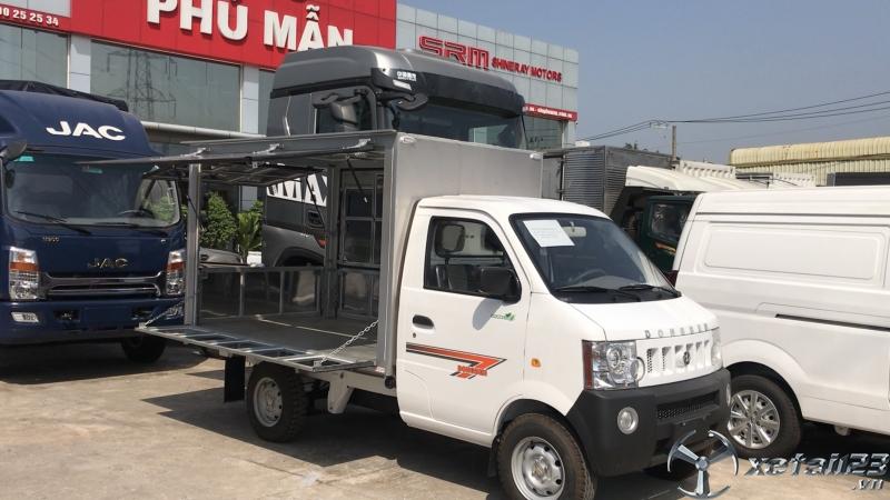 Bán xe tải Dongben K9 thùng kín cánh dơi, Dongben 990kg 2023 Trả trước 40Tr giá rẻ bán hàng lưu động