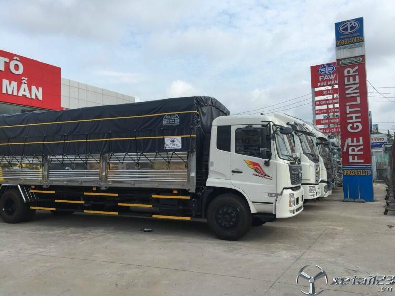 Bán xe tải Dongfeng hoàng huy nhập khẩu tải 8T 9T, KM 50% phí trước bạ