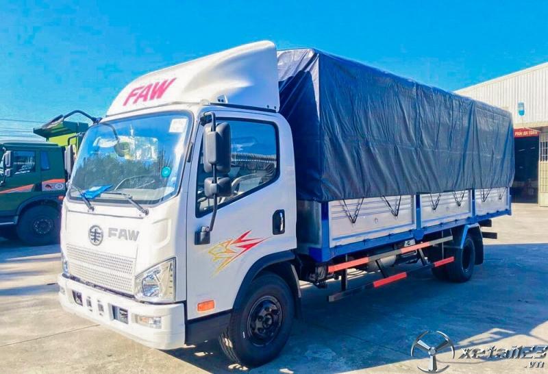 Bán xe tải faw 8 tấn giá rẻ 2021, thùng dài 6m2 trả trước 200tr.