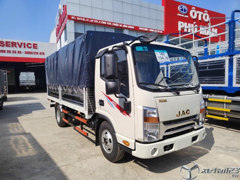 Bán xe tải Jac 3T5 thùng dài 4m3 máy cumins tải khỏe đi đèo khỏe , jac N350s giá rẻ trả trước chỉ 15