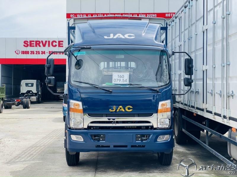 Bán xe tải Jac n800 tải 8 tấn thùng dài 7m6 , trả trước 180tr, giá rẻ xe sẵn giao ngay