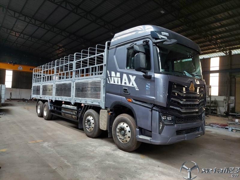 Xe tải Howo max 4 chân nhập khẩu 2023 , tải 17T5 máy man giá rẻ , xe sẵn giao ngay