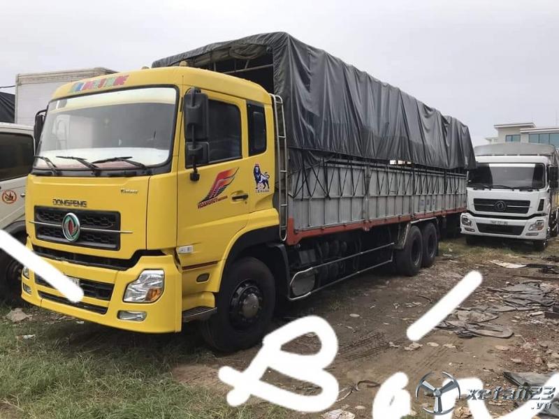 Xe tải Dongfeng đời 2017 thùng mui bạt cần bán với giá 610 triệu, xe đẹp sẵn giao ngay