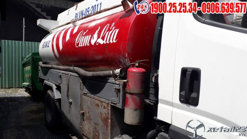 Xe téc chở nhiên liệu xăng dầu 7 khối (7m3), xe tải chuyên dùng chất lượng